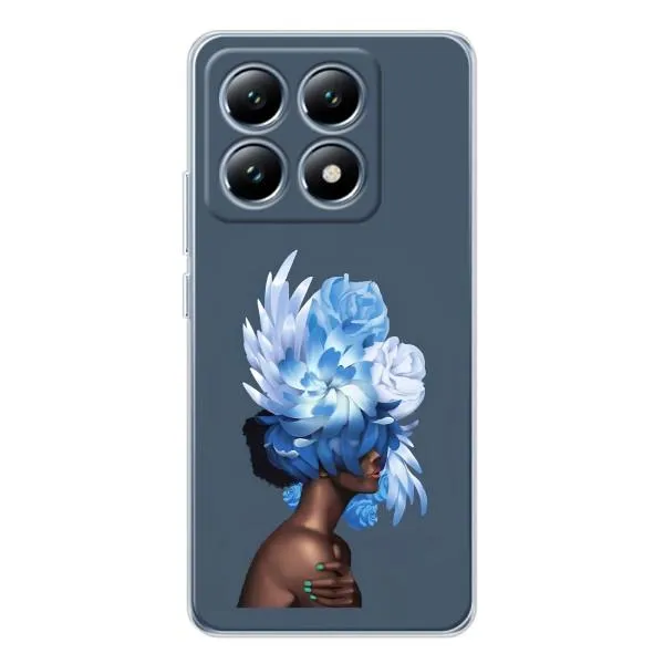 Чехол с принтом «Цветы на голове» для Xiaomi 14T Pro Чехол с принтом «Цветы на голове» для Xiaomi 14T Pro
