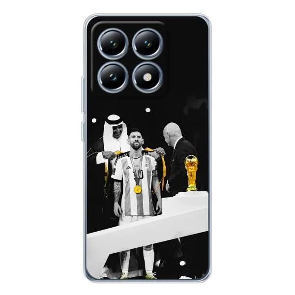 Чехол с принтом «Месси в накидке» для Xiaomi 14T Pro Чехол с принтом «Месси в накидке» для Xiaomi 14T Pro
