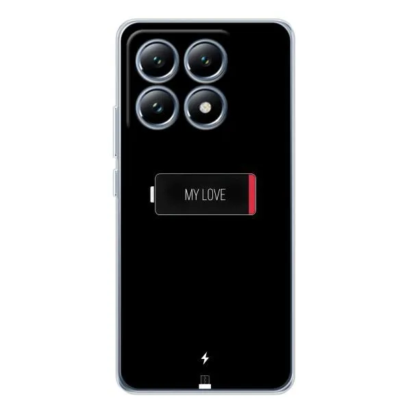 Чехол с принтом «Love battery» для Xiaomi 14T Pro Чехол с принтом «Love battery» для Xiaomi 14T Pro