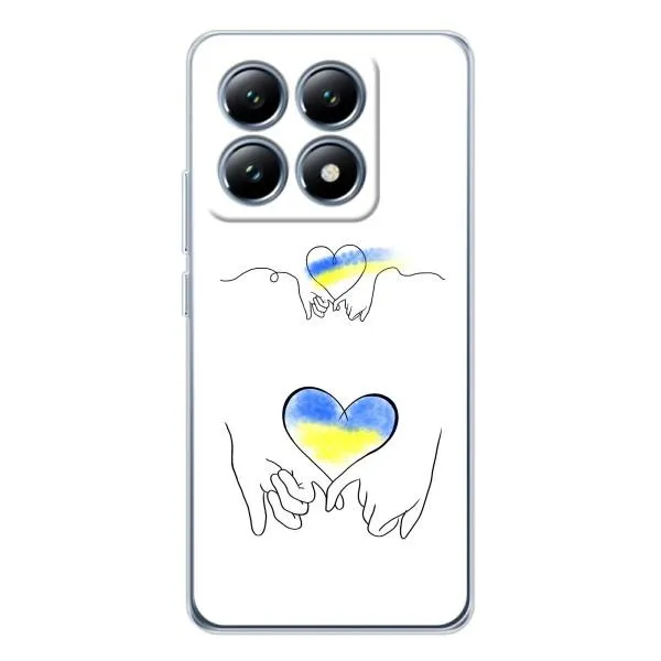 Чехол с принтом «Мир Украине» для Xiaomi 14T Pro