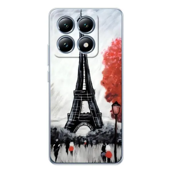 Чехол с принтом «Башня в Париже» для Xiaomi 14T Pro