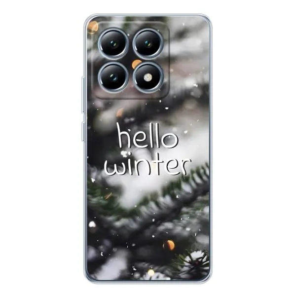 Чехол с принтом «Hello winter» для Xiaomi 14T Pro