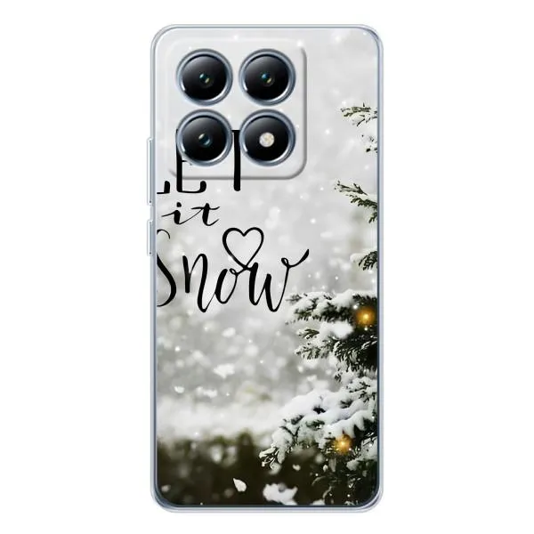 Чехол с принтом «Let it snow» для Xiaomi 14T Pro