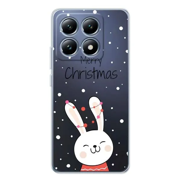 Чехол с принтом «Рождественский заяц» для Xiaomi 14T Pro Чехол с принтом «Рождественский заяц» для Xiaomi 14T Pro