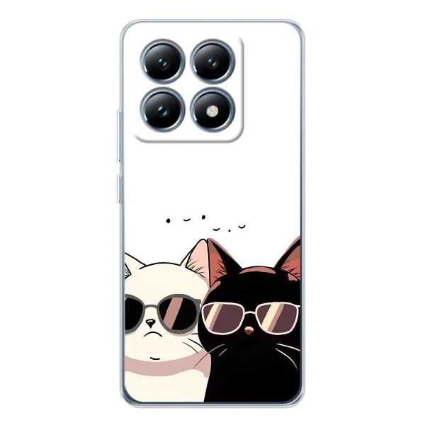 Чехол с принтом «Коты в очках» для Xiaomi 14T Чехол с принтом «Коты в очках» для Xiaomi 14T
