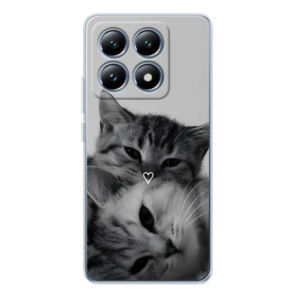Чехол с принтом «Пара котов» для Xiaomi 14T Чехол с принтом «Пара котов» для Xiaomi 14T