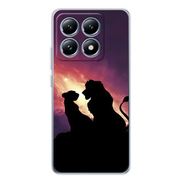 Чехол с принтом «Силуэт Симба и Налу» для Xiaomi 14T