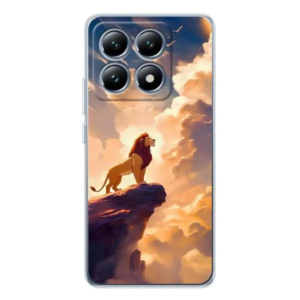 Чехол с принтом «Симба на скале» для Xiaomi 14T
