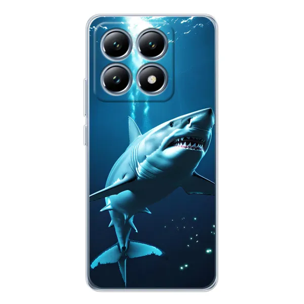 Чехол с принтом «Акула под водой» для Xiaomi 15 Pro