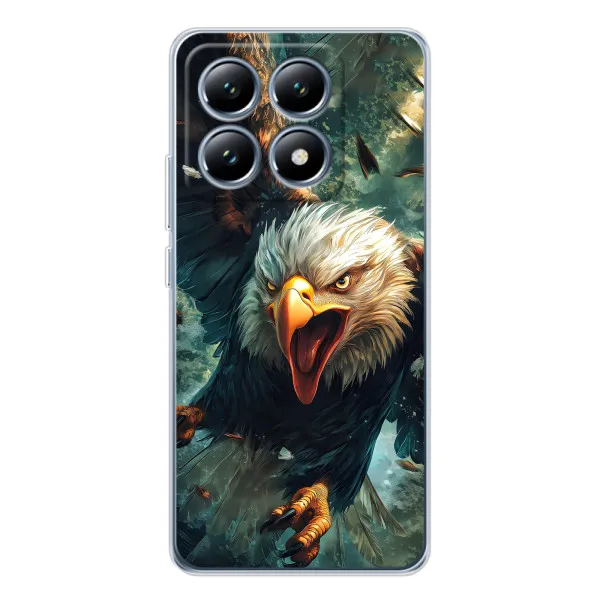 Чехол с принтом «Орел в полете» для Xiaomi 15 Pro