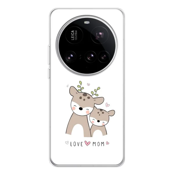 Чехол с принтом «Оленята мама и малыш» для Xiaomi 15 Ultra Чехол с принтом «Оленята мама и малыш» для Xiaomi 15 Ultra