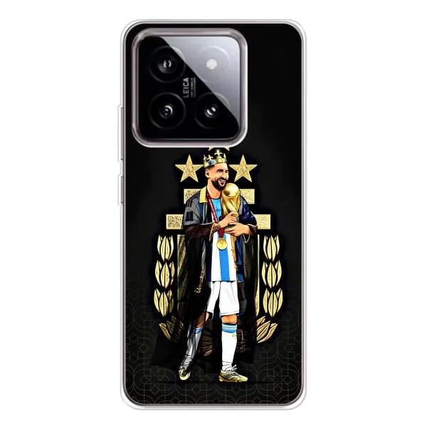 Чехол с принтом «Месси Король» для Xiaomi 15
