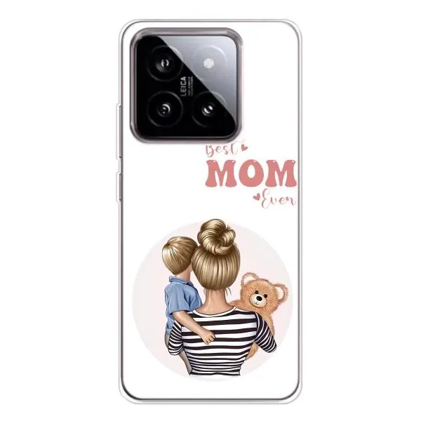 Чехол с принтом «Мама и сын» для Xiaomi 15