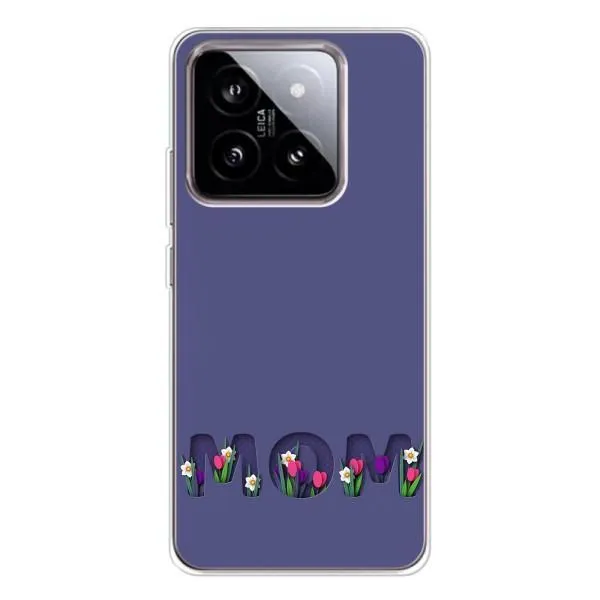 Чехол с принтом «Мама в цветах» для Xiaomi 15