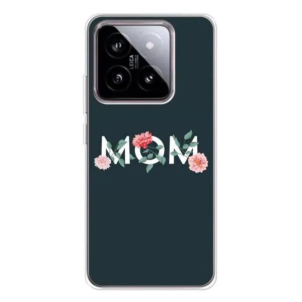 Чехол с принтом «Mom дизайн» для Xiaomi 15