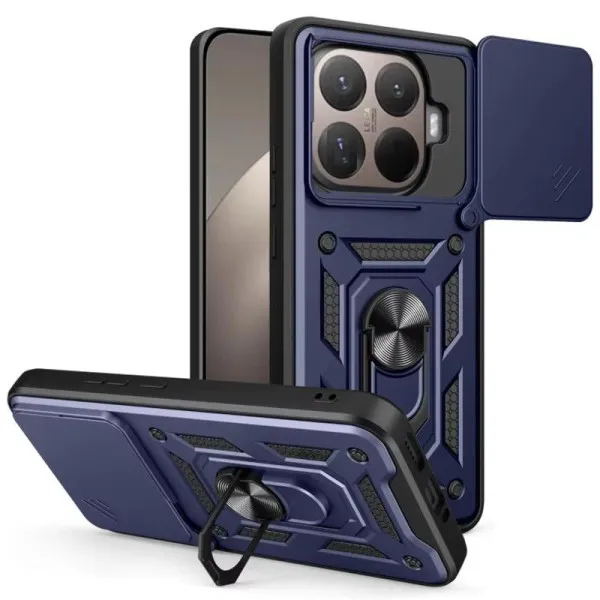 Чехол Ummi Camshield Serge Ring для Xiaomi 15T Pro — Синий — фото 1 Чехол Ummi Camshield Serge Ring для Xiaomi 15T Pro — Синий — фото 1