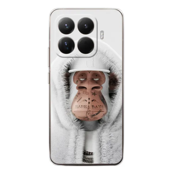 Чехол с принтом «обезьяна NFT в тату» для Xiaomi 15T Pro