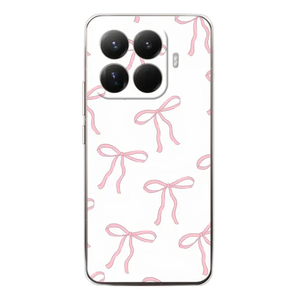 Чехол с принтом «Розовые бантики» для Xiaomi 15T Pro Чехол с принтом «Розовые бантики» для Xiaomi 15T Pro
