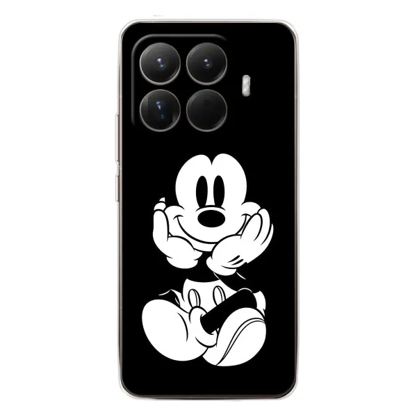 Чехол с принтом «Микки на черном» для Xiaomi 15T Pro Чехол с принтом «Микки на черном» для Xiaomi 15T Pro