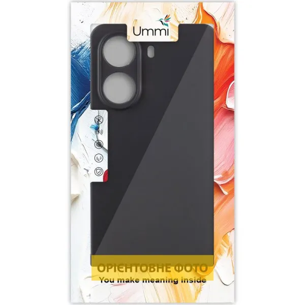 Чехол Silicone Cover Ummi Lakshmi Full Camera (AA) для Xiaomi 15T — Черный — фото 2