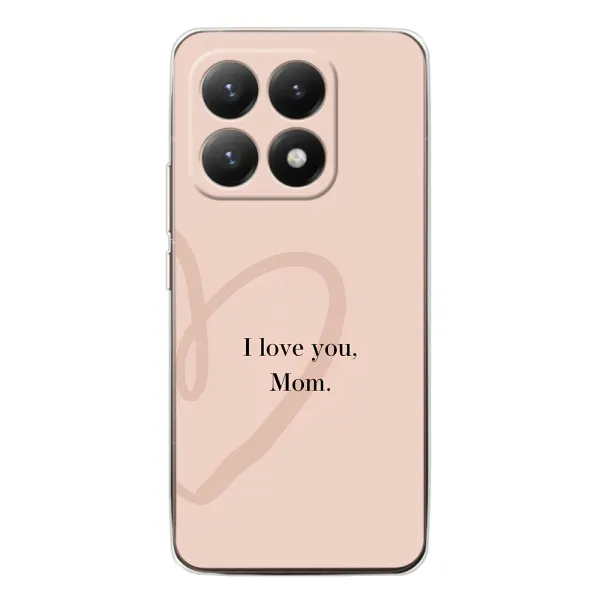 Чехол с принтом «Сердце маме» для Xiaomi 15T Чехол с принтом «Сердце маме» для Xiaomi 15T