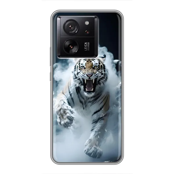 Чехол с принтом «Белый тигр в дыму» для Xiaomi 16 Чехол с принтом «Белый тигр в дыму» для Xiaomi 16