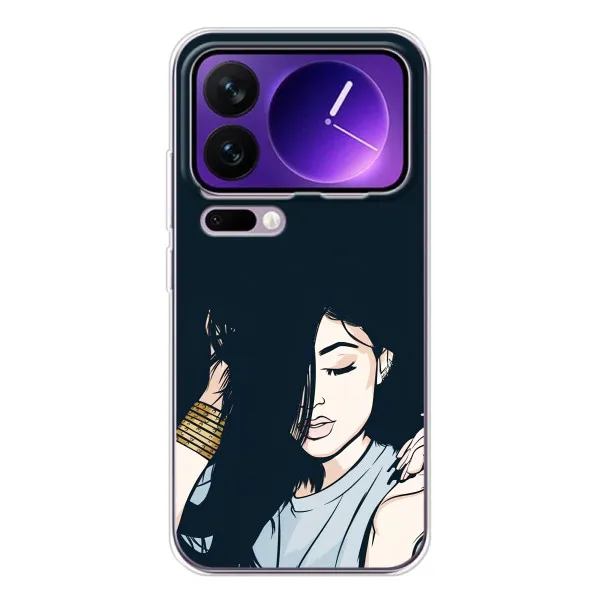 Чехол с принтом «Красивая девочка» для Xiaomi 17 Pro Max Чехол с принтом «Красивая девочка» для Xiaomi 17 Pro Max