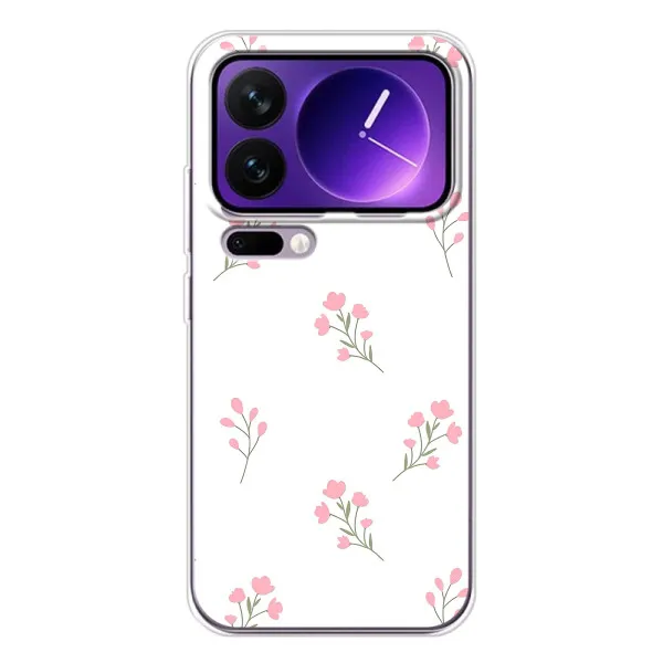 Чехол с принтом «Розовые цветы» для Xiaomi 17 Pro Max Чехол с принтом «Розовые цветы» для Xiaomi 17 Pro Max