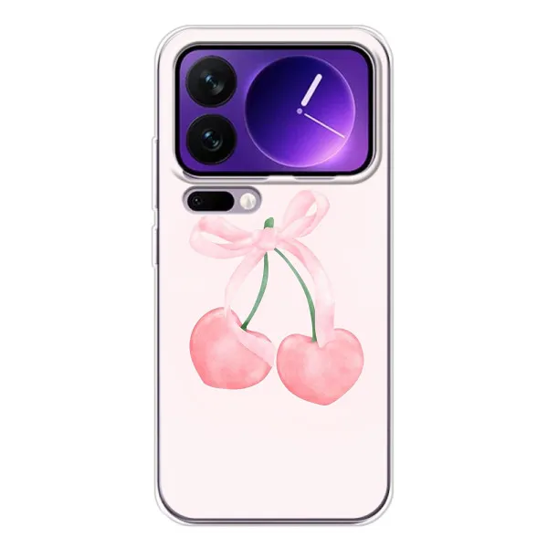 Чехол с принтом «Розовые вишни» для Xiaomi 17 Pro Max Чехол с принтом «Розовые вишни» для Xiaomi 17 Pro Max