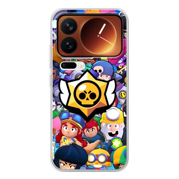 Чохол з принтом «Лого Brawl Stars» для Xiaomi 17 Pro