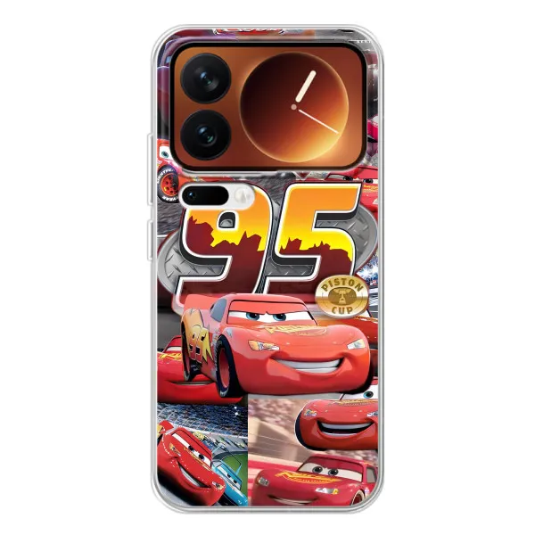 Чехол с принтом «Коллаж Молния Маквин» для Xiaomi 17 Pro