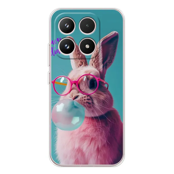 Чехол с принтом «Кролик в очках» для Xiaomi 17 Чехол с принтом «Кролик в очках» для Xiaomi 17