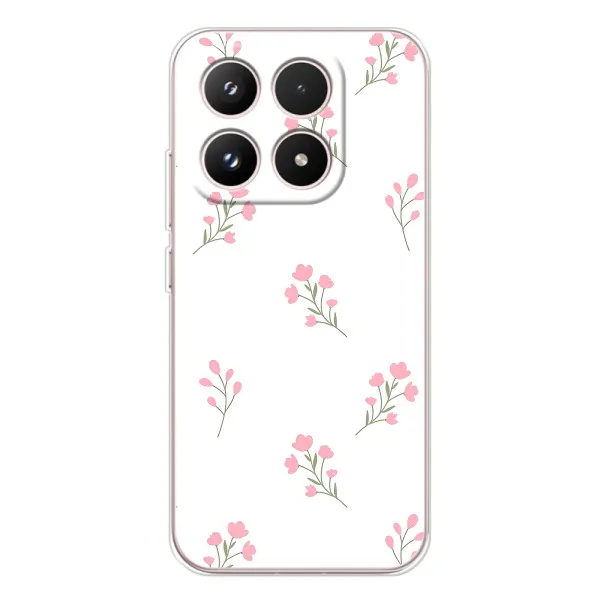 Чехол с принтом «Розовые цветы» для Xiaomi 17 Чехол с принтом «Розовые цветы» для Xiaomi 17