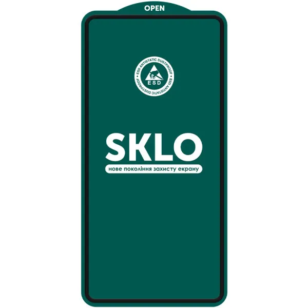 Защитное стекло SKLO 5D (тех.пак) для Xiaomi 17T — Черный