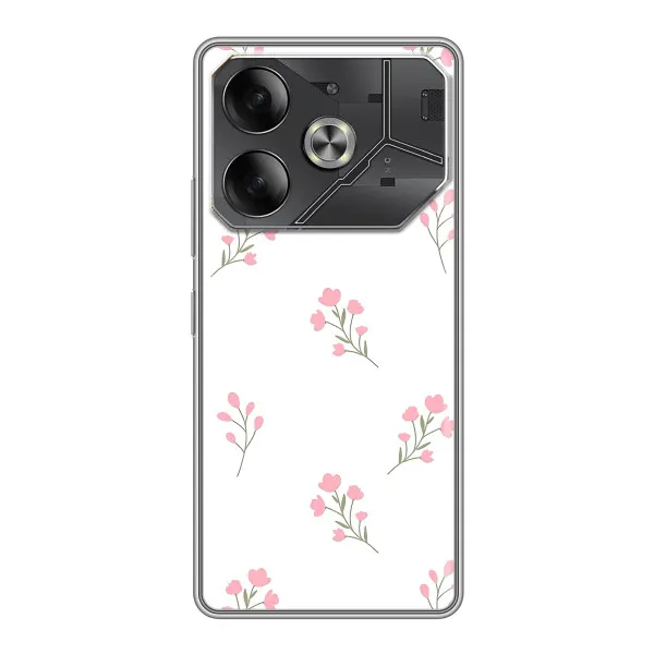 Чохол з принтом «Рожеві квіти» для Xiaomi 18 Pro Max Чохол з принтом «Рожеві квіти» для Xiaomi 18 Pro Max