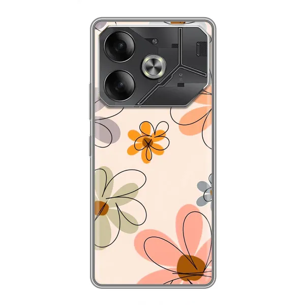 Чохол з принтом «Кольорові квіти» для Xiaomi 18 Pro Чохол з принтом «Кольорові квіти» для Xiaomi 18 Pro