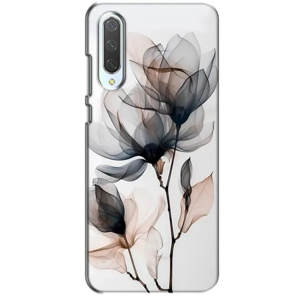 Чехол с принтом «Цветы на белом» для Xiaomi CC9