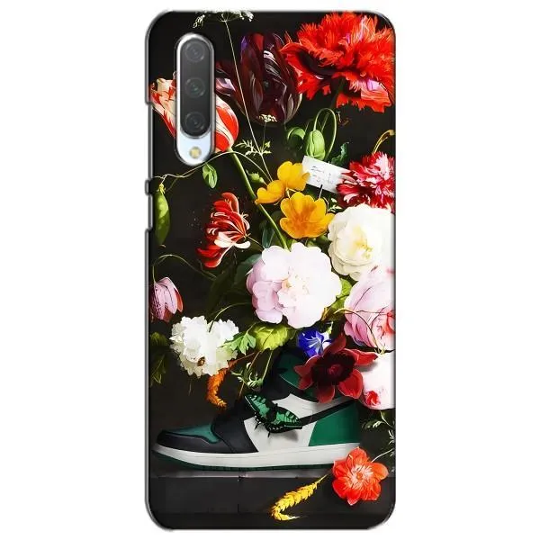 Чехол с принтом «Nike цветы» для Xiaomi Mi CC9e Чехол с принтом «Nike цветы» для Xiaomi Mi CC9e