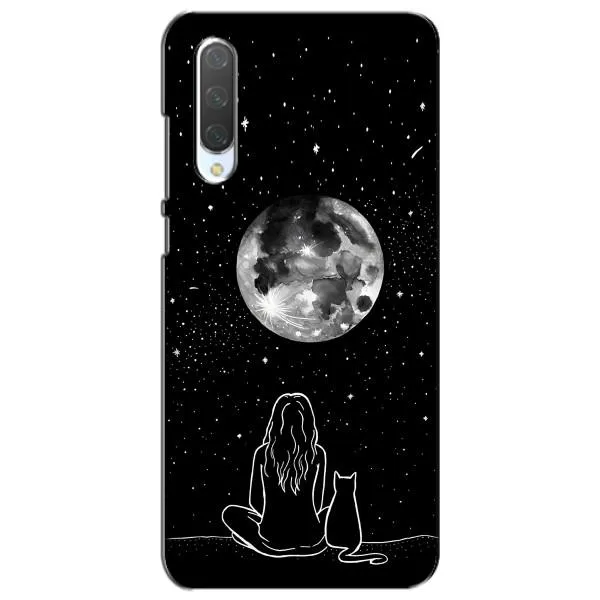 Чехол с принтом «Девушка с котом» для Xiaomi Mi CC9e Чехол с принтом «Девушка с котом» для Xiaomi Mi CC9e