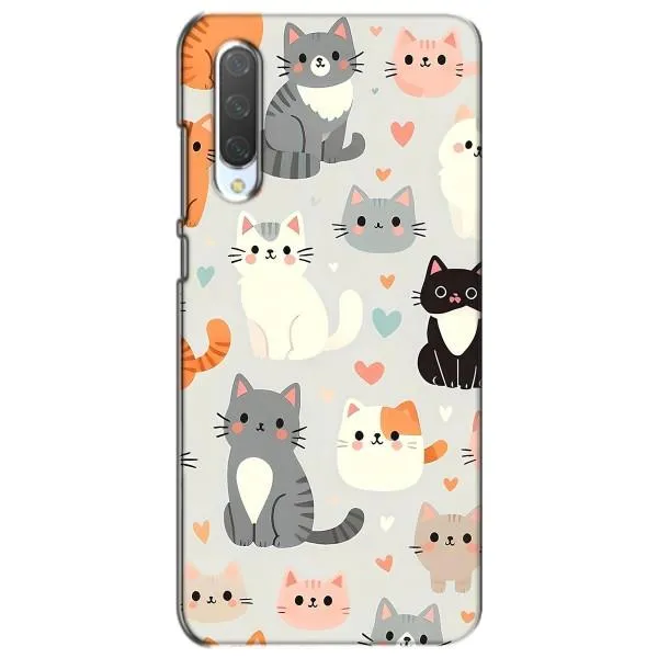 Чехол с принтом «Коллаж котов» для Xiaomi Mi CC9e Чехол с принтом «Коллаж котов» для Xiaomi Mi CC9e