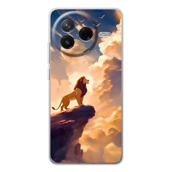 Чехол с принтом «Симба на скале» для Xiaomi Civi 4Pro