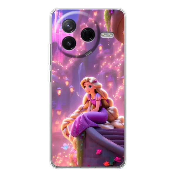 Чехол с принтом «Рапунцель в замке» для Xiaomi Civi 4Pro