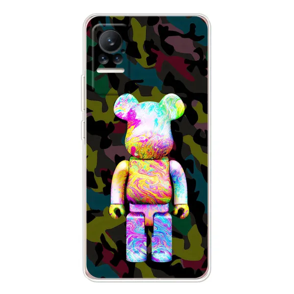 Чехол с принтом «Яркий Bearbrick» для Xiaomi Civi