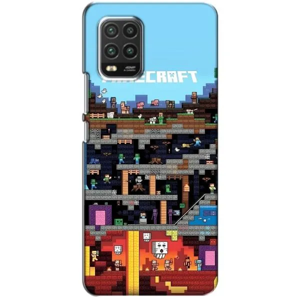 Чехол с принтом «фон Minecraft» для Xiaomi Mi 10 Lite