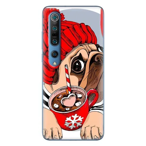 Чехол с принтом «Собачка в шапке» для Xiaomi Mi 10 Pro Чехол с принтом «Собачка в шапке» для Xiaomi Mi 10 Pro