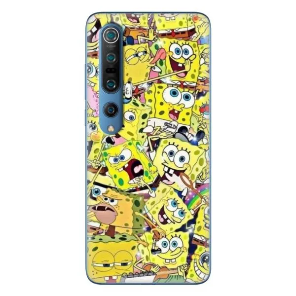 Чехол с принтом «Эмоции Спанч Боба» для Xiaomi Mi 10 Pro