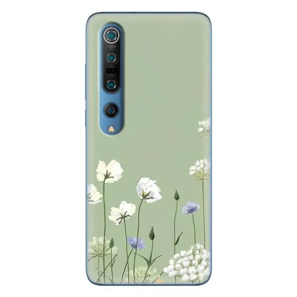 Чехол с принтом «Цветы на зеленом» для Xiaomi Mi 10 Pro Чехол с принтом «Цветы на зеленом» для Xiaomi Mi 10 Pro