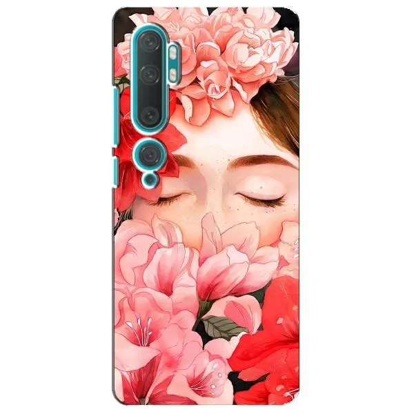 Чехол с принтом «Глаза в цветах» для Xiaomi Mi 10