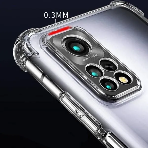 TPU чехол GETMAN Ease logo усиленные углы Full Camera для Xiaomi Mi 10T / Mi 10T Pro — Прозрачный — фото 2 TPU чехол GETMAN Ease logo усиленные углы Full Camera для Xiaomi Mi 10T / Mi 10T Pro — Прозрачный — фото 2