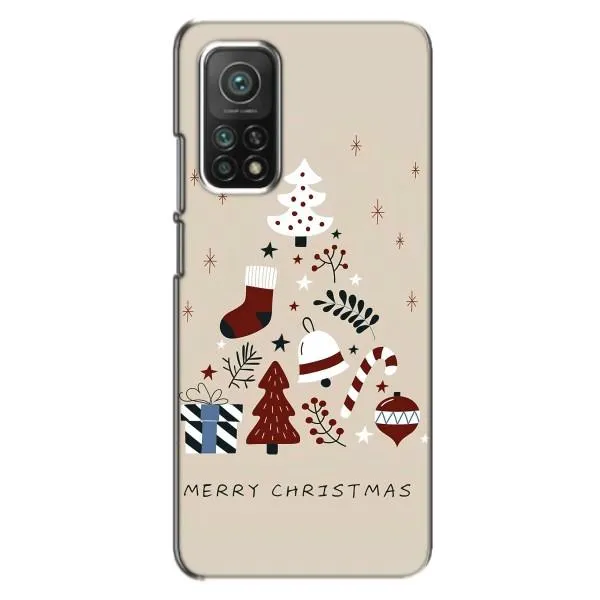 Чехол с принтом «Merry Christmas» для Xiaomi Mi 10T Чехол с принтом «Merry Christmas» для Xiaomi Mi 10T